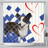 Cardigan Welsh Corgi Dog Print Shower Curtain-Free Shipping