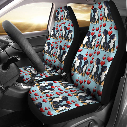 Bernese Mountain Dog Love Print Car Seat Covers-Free Shipping