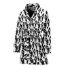 Boston Terrier Dog Pattern Print Women's Bath Robe-Free Shipping