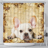 Amazing French Bulldog Print Shower Curtains-Free Shipping