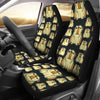 Cartoonized Bulldog Pattern Print Car Seat Covers-Free Shipping