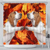 Basset Hound Print Shower Curtains-Free Shipping