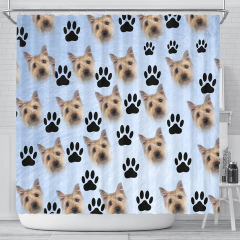 Cairn Terrier Print Shower Curtain-Free Shipping