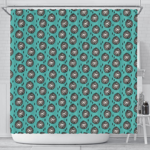 Lion Pattern Print Shower Curtains-Free Shipping