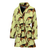 German Shepherd Dog Pattern Print Women's Bath Robe-Free Shipping
