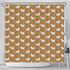 Petit Basset Griffon Vendeen Dog Pattern Print Shower Curtains-Free Shipping