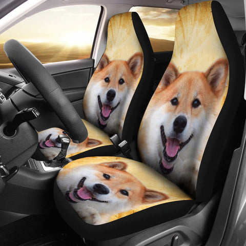 Shiba Inu Dog Print Car Seat Covers- Free Shipping
