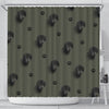 Curly-coated retriever Print Shower Curtain-Free Shipping