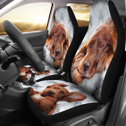 Irish Setter Dog Print Car Seat Covers-Free Shipping