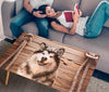 Alaskan Malamute Print Rectangular Coffee Table