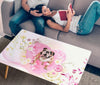 Bulldog Print Rectangular Coffee Table
