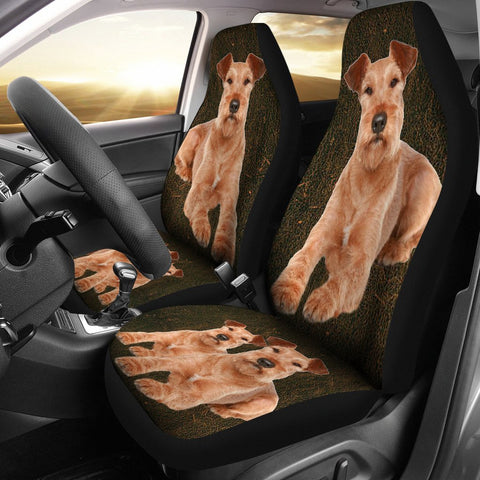 Irish Terrier Dog Print Car Seat Covers-Free Shipping
