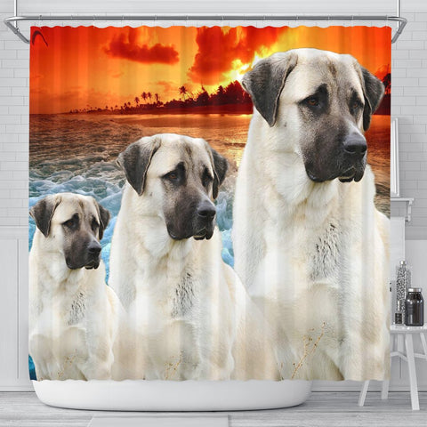 Anatolian Shepherd Print Shower Curtains-Free Shipping