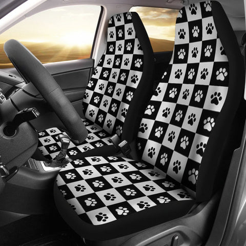 Dog Paws Print Car Seat Covers- Free Shipping