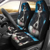 Border Collie Dog Print Car Seat Covers-Free Shipping