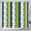 Shih-poo Dog Print Shower Curtain-Free Shipping