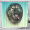 Caucasian Shepherd Dog Print Shower Curtain-Free Shipping