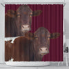 Pinzgauer cattle (Cow) Print Shower Curtain-Free Shipping