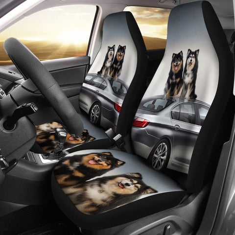 Finnish Lapphund Dog Print Car Seat Covers- Free Shipping