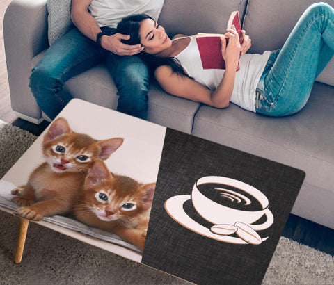 Abyssinian Cat Print Rectangular Coffee Table