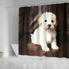 Shih-poo Dog Print Shower Curtain-Free Shipping