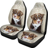 Miniature American Shepherd Print Car Seat Covers- Free Shipping