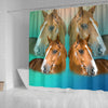 Amazing Quarter Horse Print Shower Curtains-Free Shipping