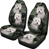 Cute West Highland White Terrier Print Car Seat Covers- Free Shipping