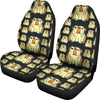 Cartoonized Bulldog Pattern Print Car Seat Covers-Free Shipping