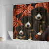 Entlebucher Mountain Dog Print Shower Curtains-Free Shipping