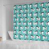 Cute Japanese Chin Dog In Lots Print Shower Curtains-Free Shipping
