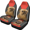 Brussels griffon Print Car Seat Covers- Free Shipping