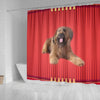Briard Dog Print Shower Curtain-Free Shipping