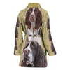 Cute English Springer Spaniel Print Women's Bath Robe-Free Shipping