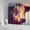Cattle Vector Art Print Shower Curtains-Free Shipping