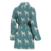 Chinese Shar Pei Dog Pattern Print Women's Bath Robe-Free Shipping