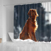 Irish Setter Dog Print Shower Curtains-Free Shipping