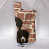 Cute Entlebucher Mountain Dog Print Hooded Blanket