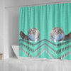 Ragamuffin cat Print Shower Curtain-Free Shipping