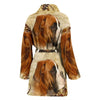 Lovely Boxer Print Women's Bath Robe-Free Shipping