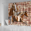 American Paint Horse Print Shower Curtains-Free Shipping