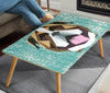 Bulldog Vector Art Print Rectangular Coffee Table