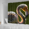 Beautiful Swan Bird Print Shower Curtains-Free Shipping