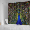 Lovely Peacock Bird Print Shower Curtains-Free Shipping