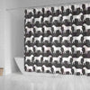 Boreboel Dog Pattern Print Shower Curtains-Free Shipping