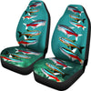 Neon Tetra Fish Print Car Seat Covers-Free Shipping