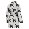Gordon Setter Dog Pattern Print Women's Bath Robe-Free Shipping