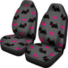 Scottish Terrier Print Car Seat Covers-Free Shipping