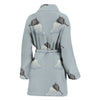 Korat Cat Print Women's Bath Robe-Free Shipping