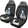 Cute Boston Terrier Print Car Seat Covers- Free Shipping